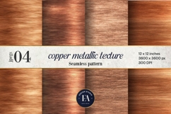 Copper Metallic Texture | Brushed Foil Background Product Image 1