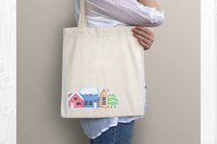 christmas houses bundle, sublimation png Product Image 5