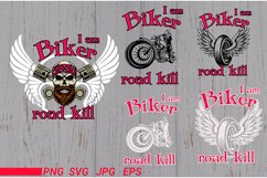 Biker svg i am a Biker svg motorcycles bundle Product Image 1