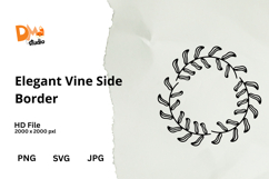 Elegant Vine Side Border Product Image 1