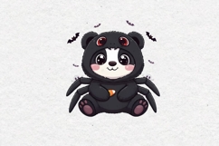 Halloween Panda, Cute Clipart Product Image 2