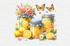 Summer Clipart, Bottles and Jars, PNG Product Image 2