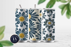 Daisy Floral Pattern | Block Print Daisy Texture Product Image 2