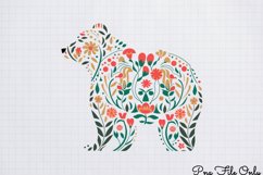 Scandinavian Folk Art Winter Clipart PNG Product Image 1