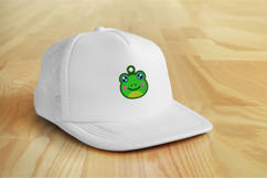 Cute Frog Keychain Embroidery Design Product Image 6