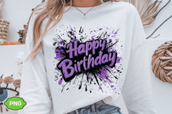 Happy Birthday PNG Design Sublimation | Happy Birthday Product Image 5
