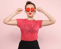 Mama EST 2026 SVG PNG, Retro Varsity Bow Svg, New Mom Design Product Image 4