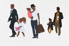 Fathers day clipart, Family clipart, Father daughter, 20 PNG Product Image 6