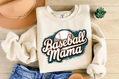 Baseball Mama Svg | Baseball Mom | SVG files | Game Day Product Image 2