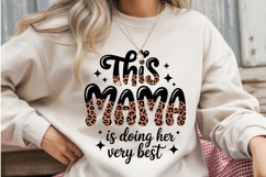 This Mama Is Doing Her Very Best PNG | Leopard Print Mama Product Image 2