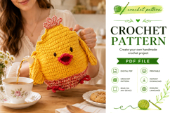 Chicken Tea Cozy Crochet Pattern PDF Product Image 1