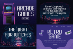 Gaming Unique Display Font Bundle Product Image 9