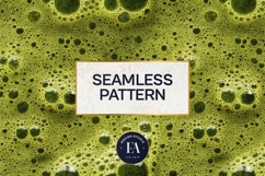 Matcha Foam Texture, Green Bubble Pattern Product Image 3