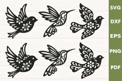 Hanging Home Decoration |Flying Birds Laser cut SVG, Cricut Product Image 2