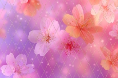 Pink Flowers Backgrounds, Floral Background Designs Product Image 5