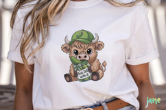 Cute Highland Cow Png Sublimation Product Image 2