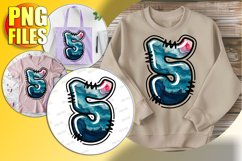 5 Doodle Letter Valentine Sweet Festive Charm! Product Image 1
