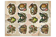 Spring. Vintage. Print &amp; Cut Stickers PNG Product Image 2