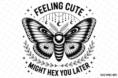 Feeling Cute Svg | Halloween Svg | Svg Cut Files Product Image 1