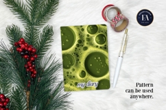 Matcha Foam Texture, Green Bubble Pattern Product Image 4