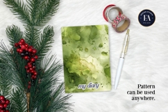 Spilled Matcha Texture, Green Abstract Liquid Digital Paper Product Image 4