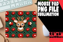 Christmas Crocheted Pattern Mouse Pads Product Image 1