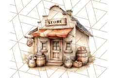 Wild West Animals PNG Clipart, Cowboy &amp; Saloon Scenes Product Image 5