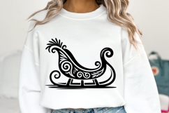 Christmas Sleigh Svg | Christmas svg | Shirt Svg Product Image 5