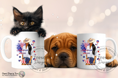 American Dream Patriotic Woman Design 4th of July USA Pride Product Image 4