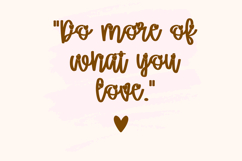 Winky Heart - Handwritten Script Font with Heart Product Image 5