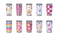 Y2K Retro Tumbler Wrap PNG Bundle - 20 Seamless Sublimation Product Image 2