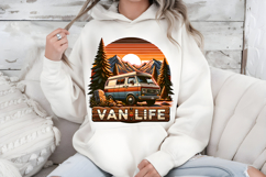 Van Life PNG, Retro Camper Van Mountain Sublimation Design Product Image 5