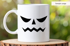 Angry Jack O Lantern Face SVG Product Image 5