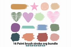 1050 Brush Stroke the Mega Svg Designs Bundle, Keychain Svg Product Image 2