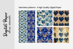 Distressed Digital Paper for Scrapbooking Seamless pattern Product Image 1
