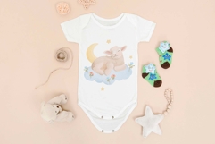Watercolor Pastel Sheep Clipart Product Image 3