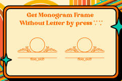 Malam Retro Monogram Font Product Image 5