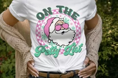 On the Petty List SVG, On Santa's petty List SVG, Petty SVG Product Image 6