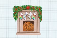 LGBT Christmas clipart, Lesbian Christmas couple clipart Product Image 4