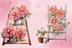 Chrysanthemums Flowers Sublimation Bundle, Chrysanthemums Fl Product Image 6