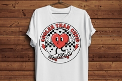 Cooler Than Cupid PNG - Retro Skater Heart Sublimation Product Image 5