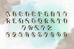 Crest Petal Monogram - Floral Crest Serif Monogram Font Product Image 4