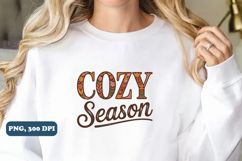 Cozy Season Png sublimation design, PNG Product Image 5