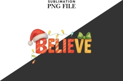 Believe png design for T-shirts Product Image 2