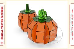 Pumpkin Halloween gift box v58 laser cut file Glowforge SVG Product Image 5