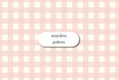 Blush Pink Gingham Seamless Pattern Background Product Image 1