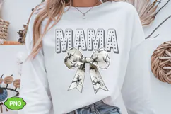 Floral Mama Coquette Bow PNG | Mother's Day PNG Product Image 5