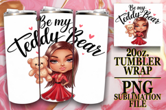 Whimsical nights 20oz tumbler wrap, Love Woman Product Image 1