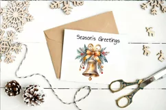 Christmas Bells cliparts. 4 PNG sublimation Product Image 4