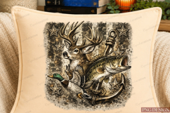 Hunting Fishing Sublimation Design Product Image 5